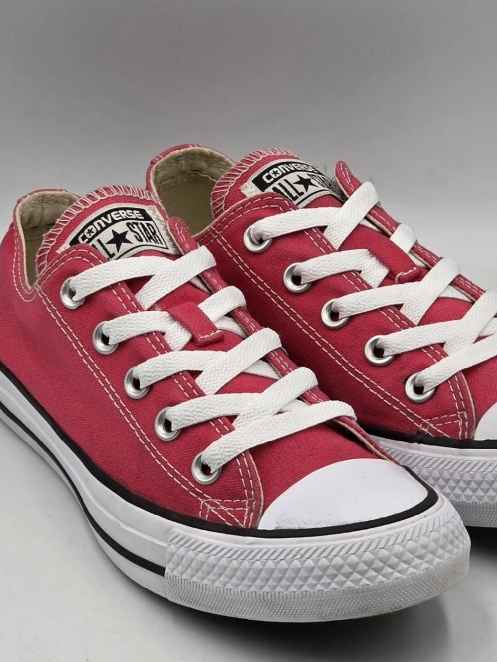 Pink Converse sneakers